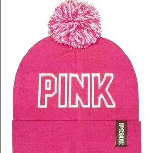 VS PINK Pom Beanie